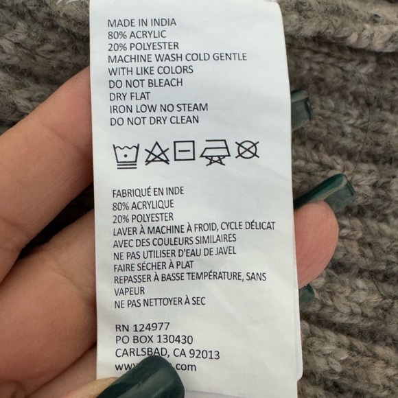 Prana Estelle Duster Cardigan Knit Knotted
Sweater Coat With Pockets Size S - Picture 7 of 7